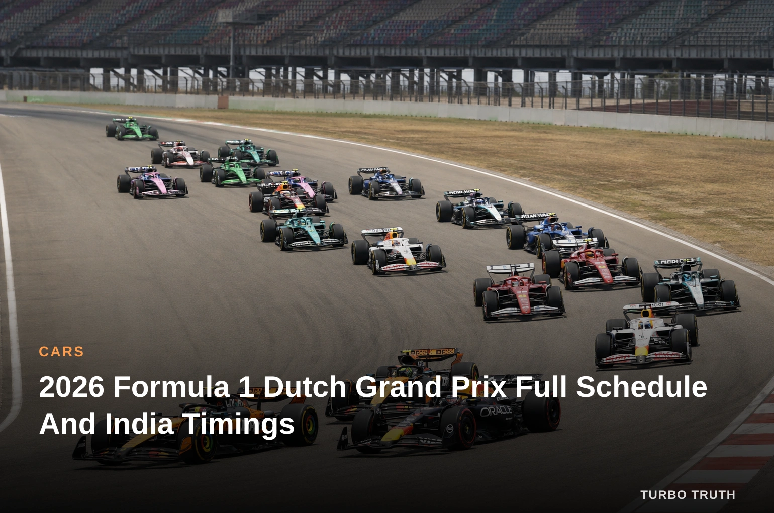 2026 Formula 1 Dutch Grand Prix Full Schedule And India Timings