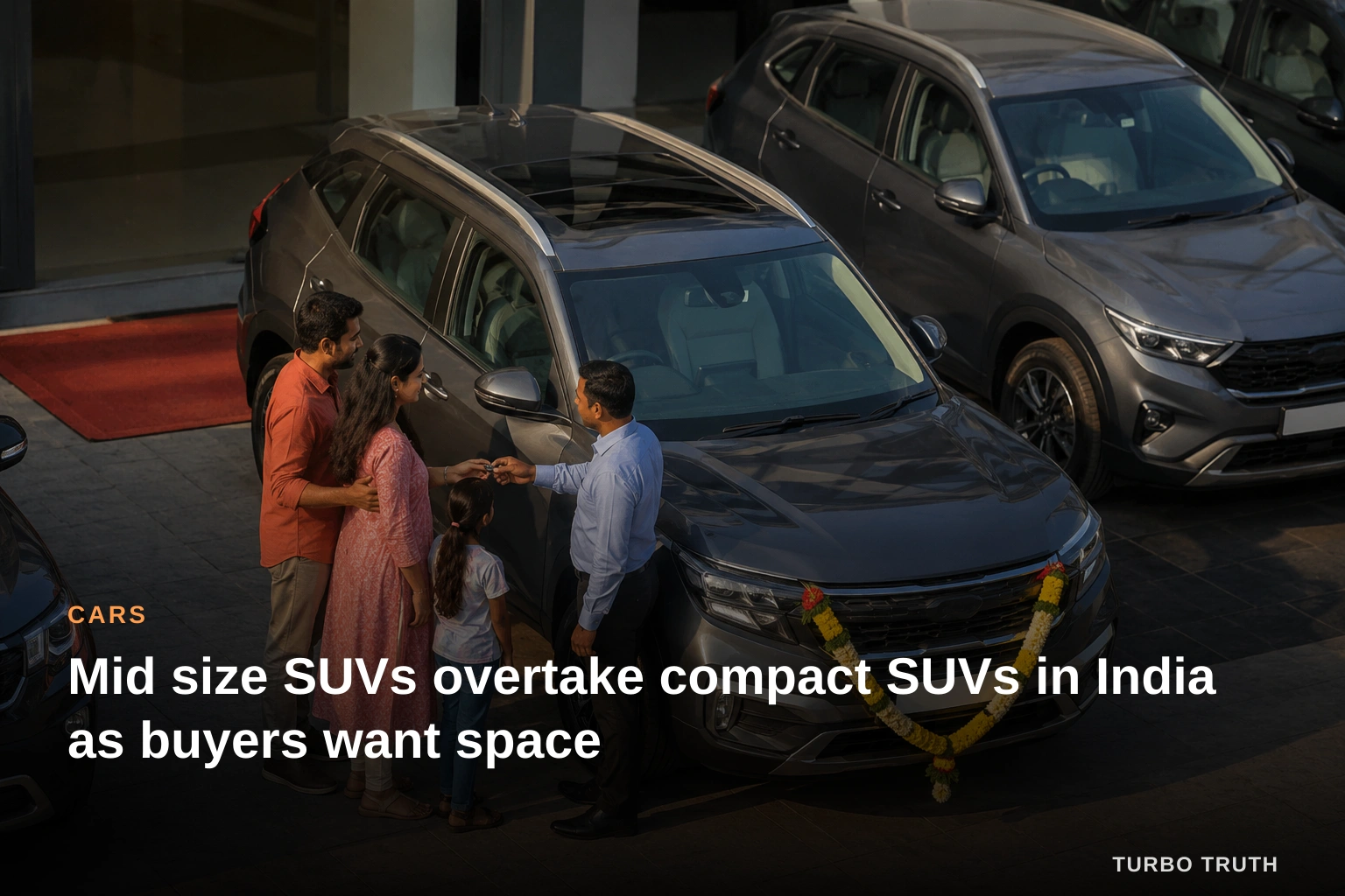 Mid size SUVs overtake compact SUVs in India as buyers want space