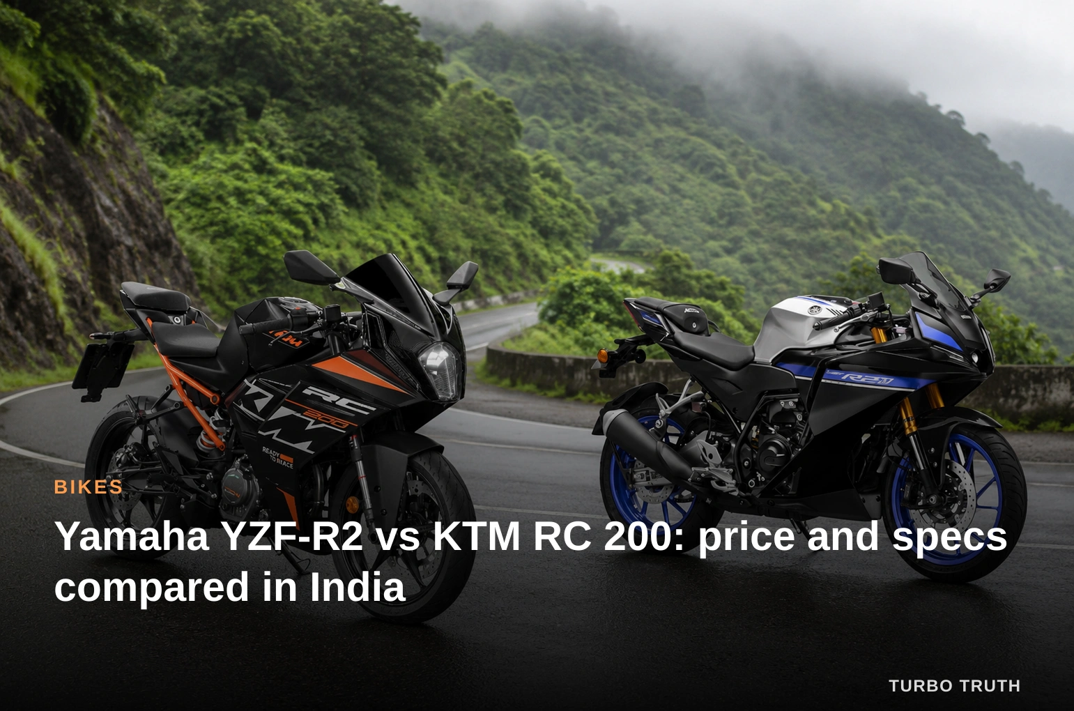 Yamaha YZF-R2 vs KTM RC 200: price and specs compared in India