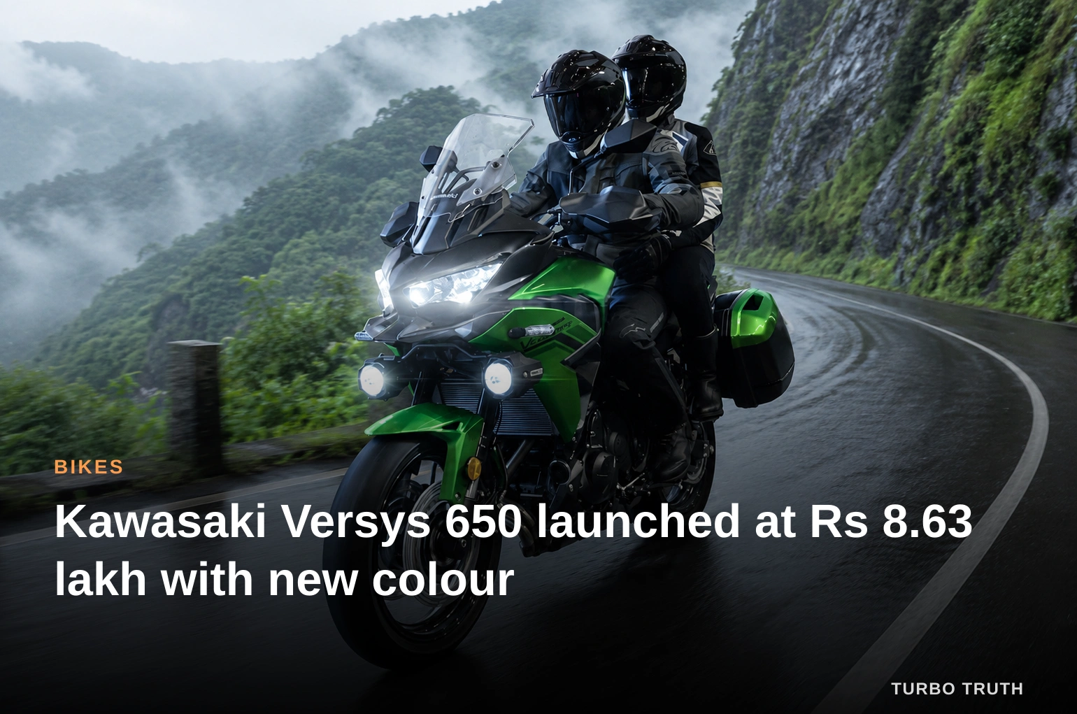 Kawasaki Versys 650 launched at Rs 8.63 lakh with new colour