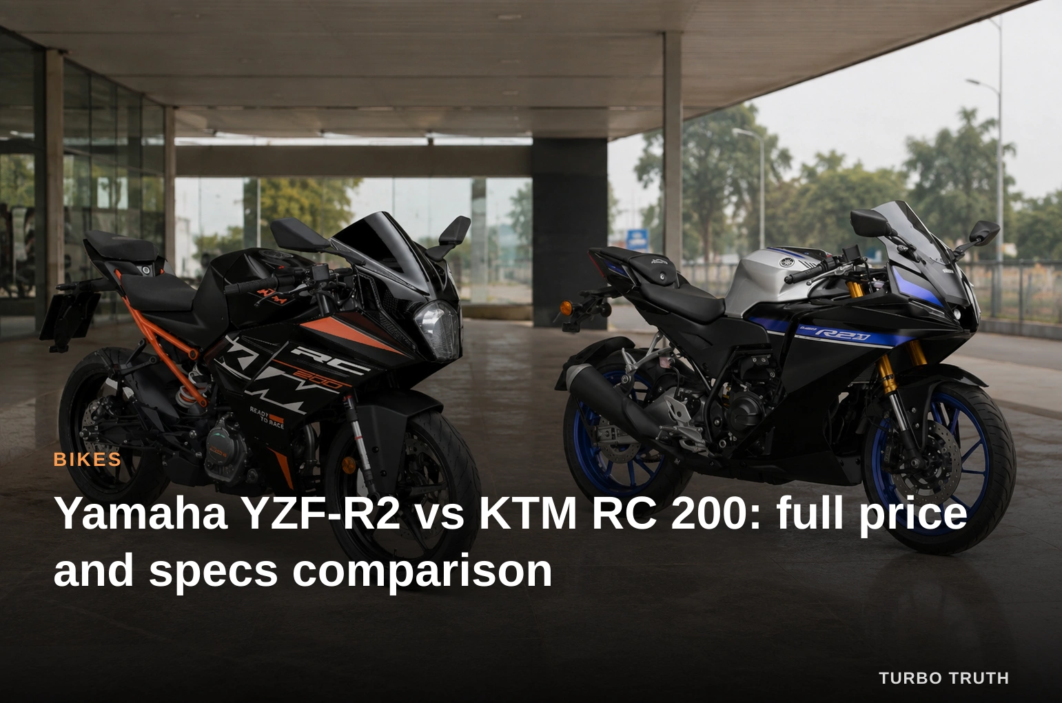 Yamaha YZF-R2 vs KTM RC 200: full price and specs comparison