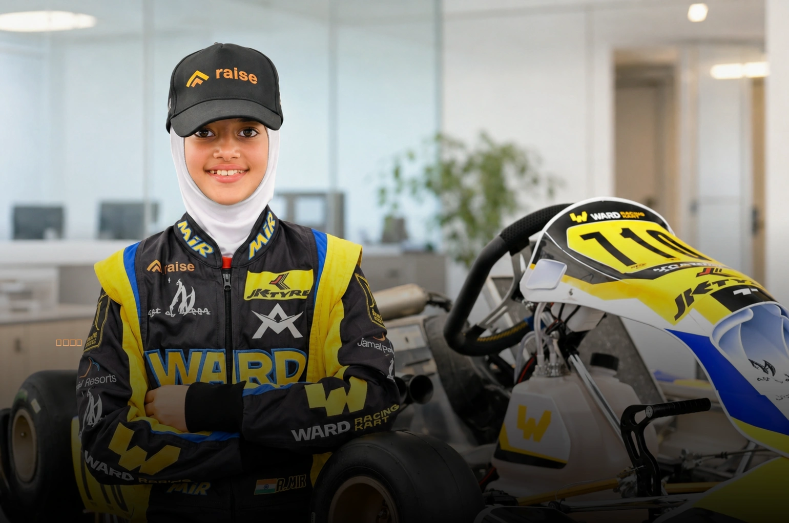 JK Tyre signs 11-year-old karting prodigy Atiqa Mir