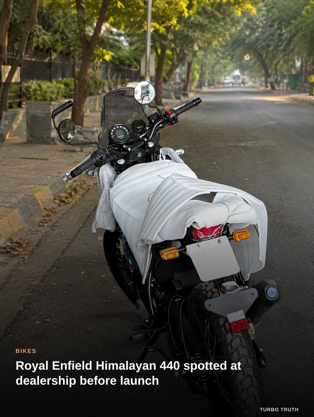 Royal Enfield Himalayan 440 spotted at dealership before launch