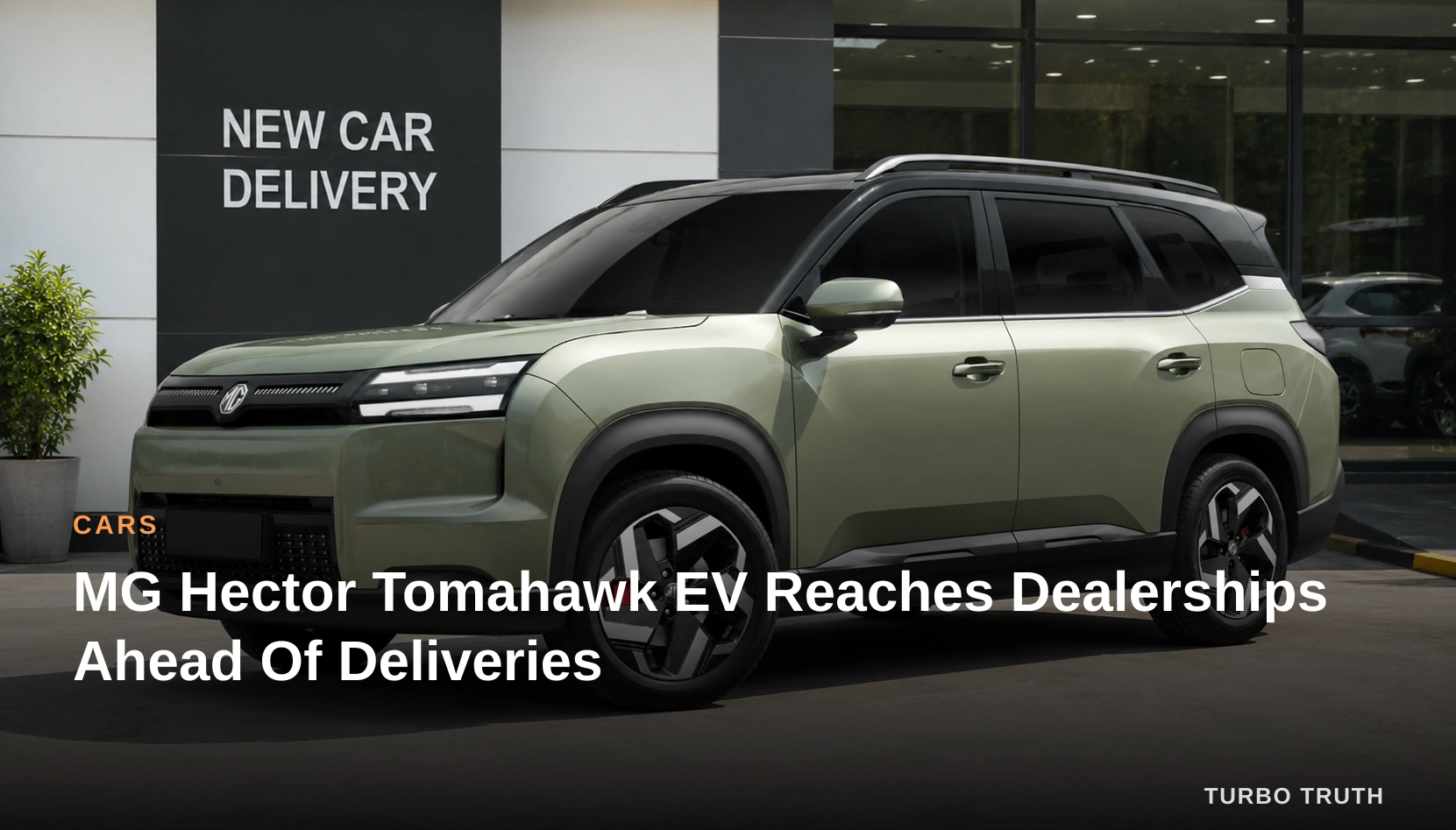 MG Hector Tomahawk EV Reaches Dealerships Ahead Of Deliveries