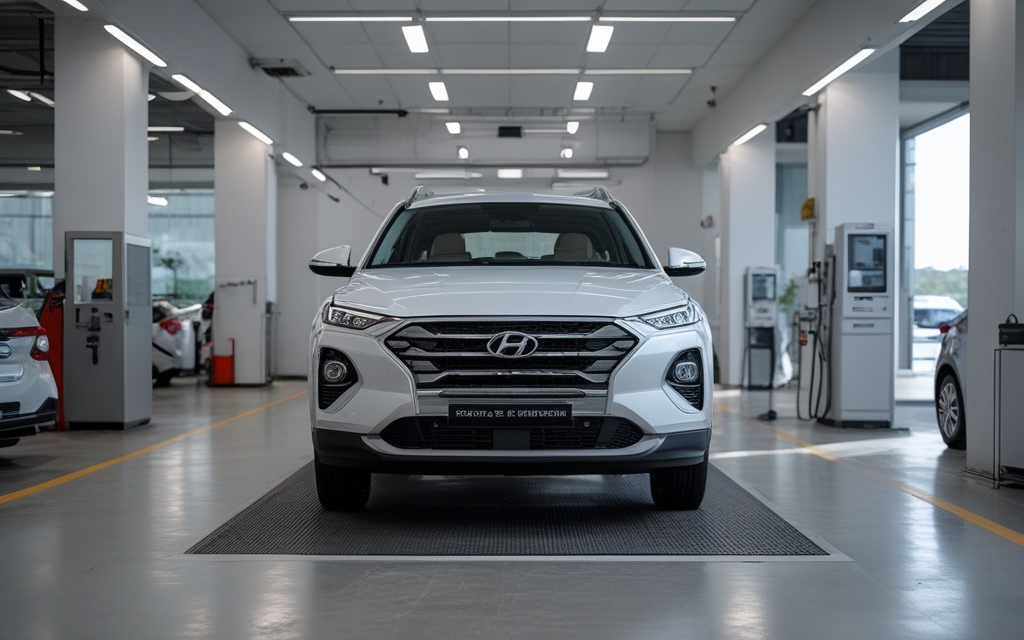 Upcoming Hyundai Midsize SUV Spied in Clearest Look Yet