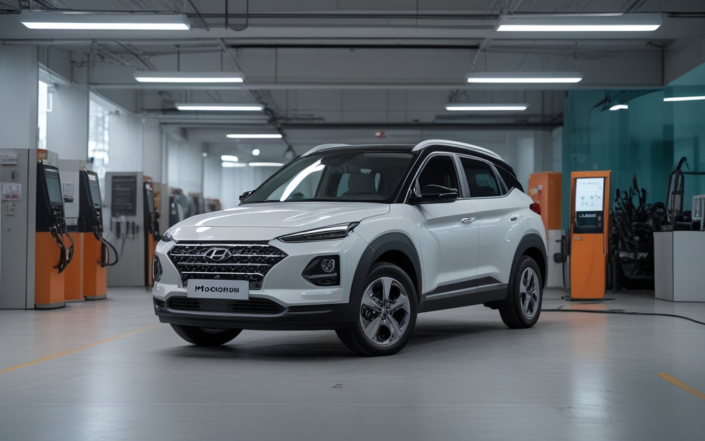 New Hyundai Small EV Interiors Spied With Pleos Connect