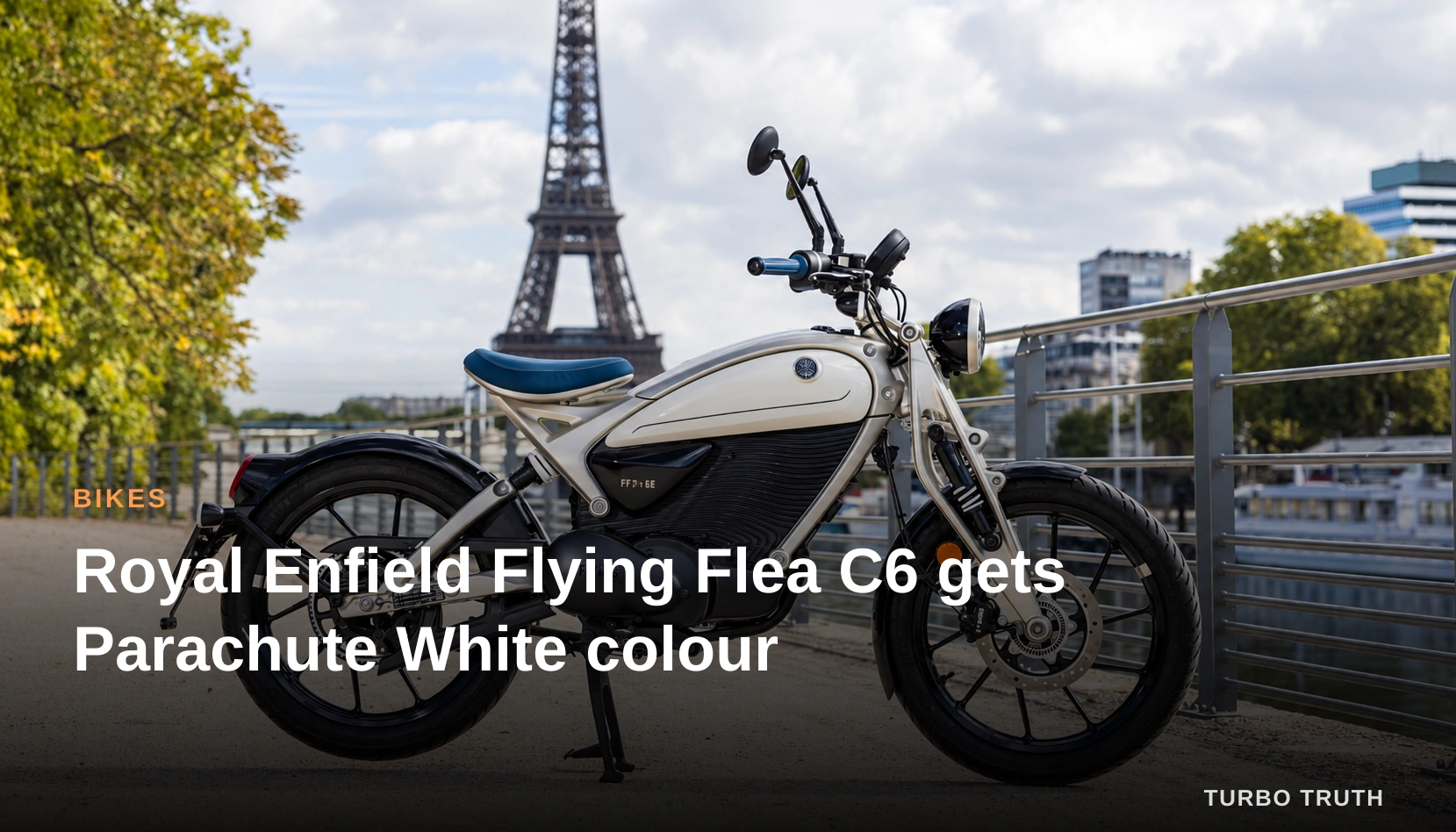 Royal Enfield Flying Flea C6 gets Parachute White colour
