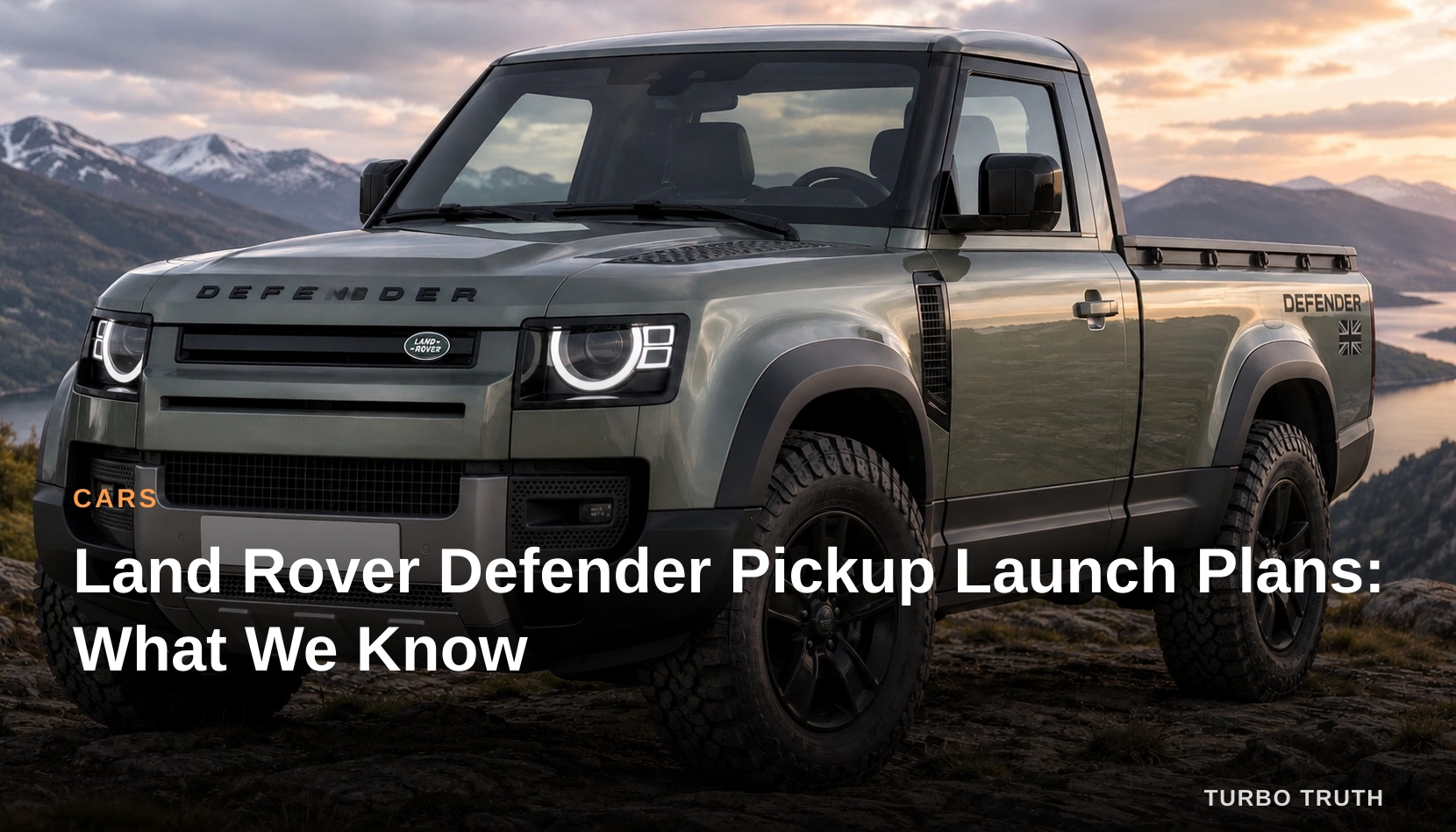 Land Rover Defender Pickup Launch Plans: What We Know