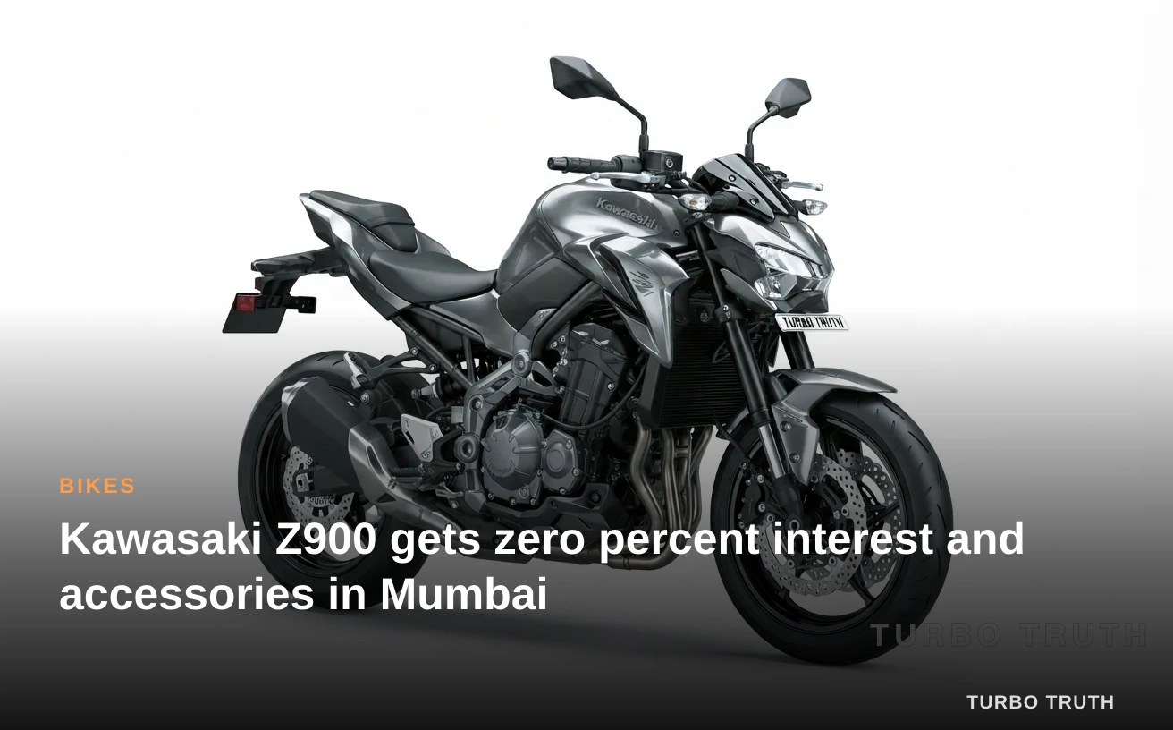 Kawasaki Z900 gets zero percent interest and accessories in Mumbai