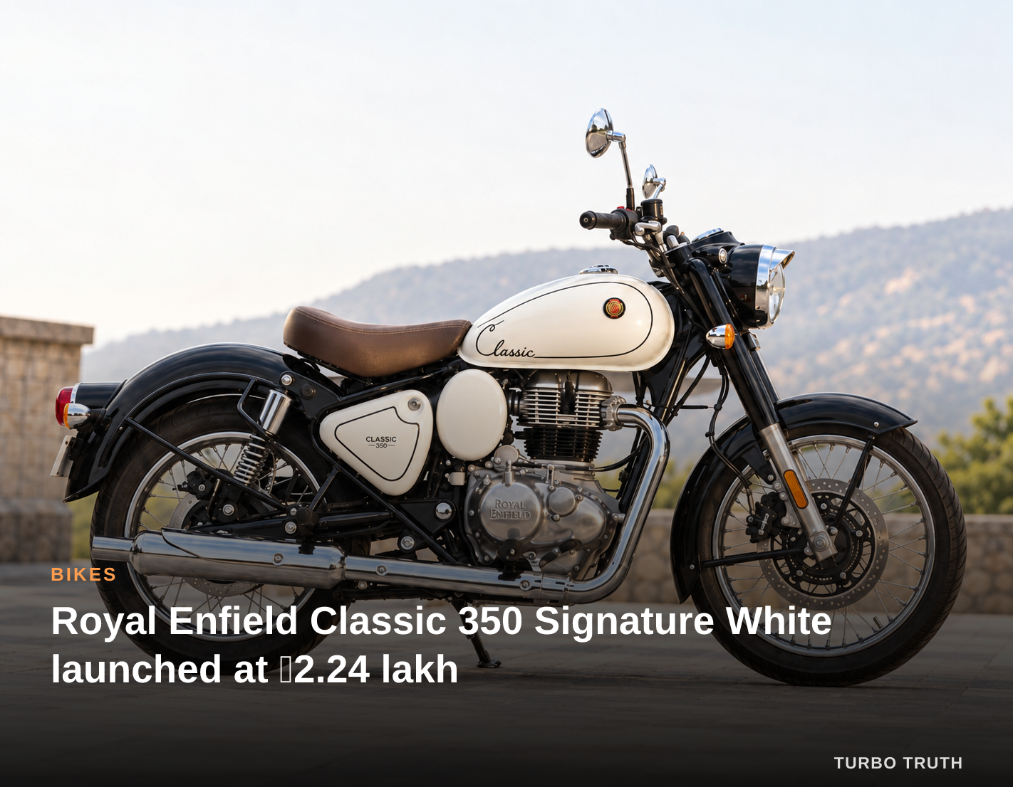 Royal Enfield Classic 350 Signature White launched at ₹2.24 lakh