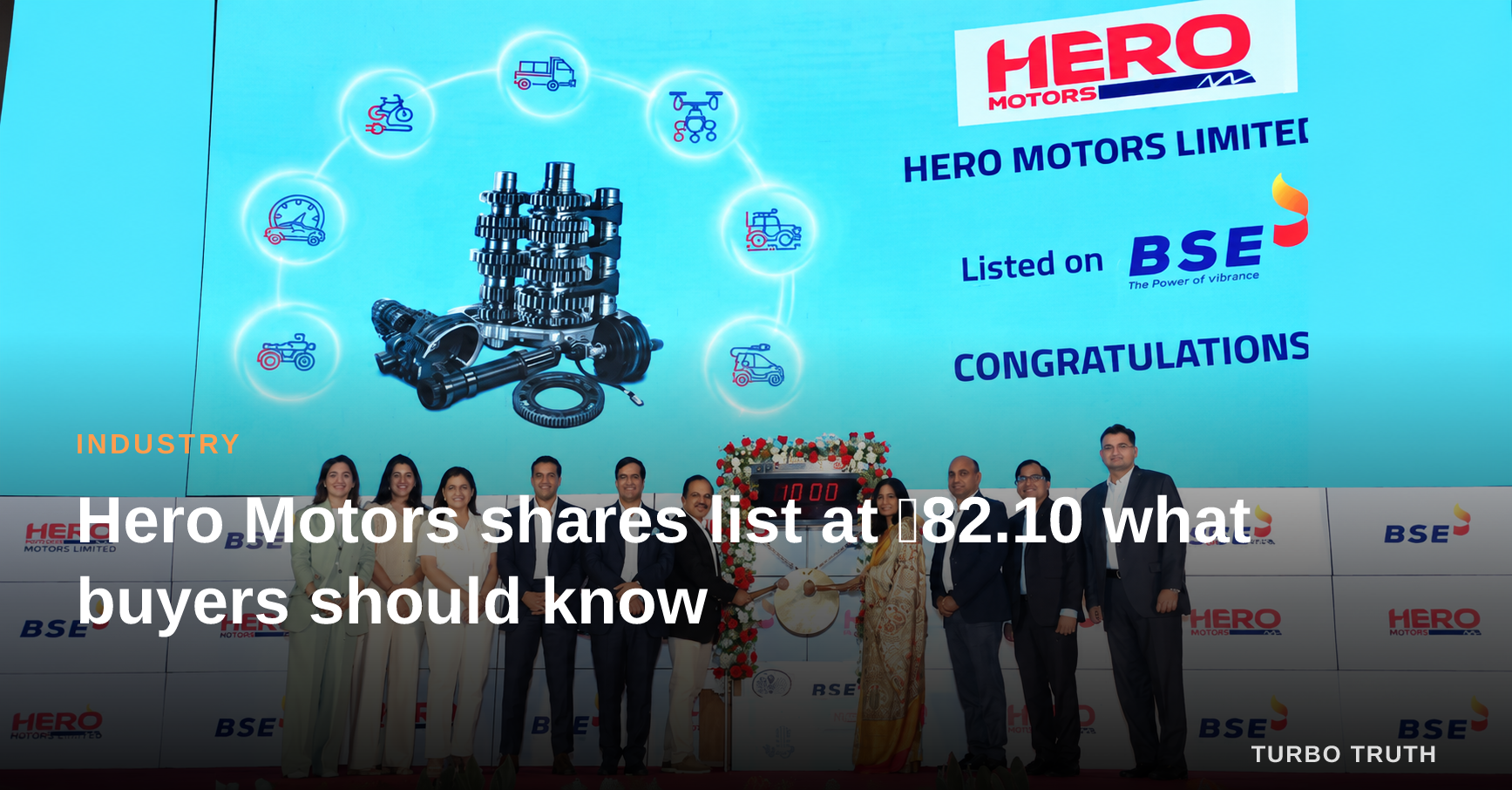 Hero Motors shares list at ₹82.10 what buyers should know