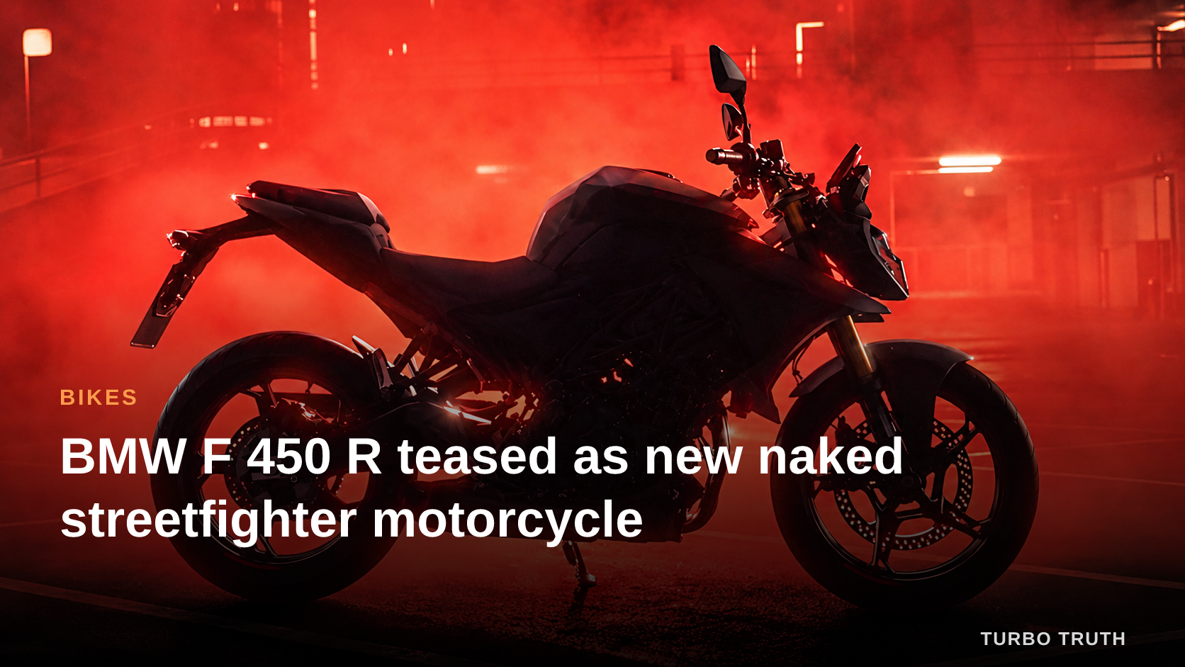 BMW F 450 R teased as new naked streetfighter motorcycle