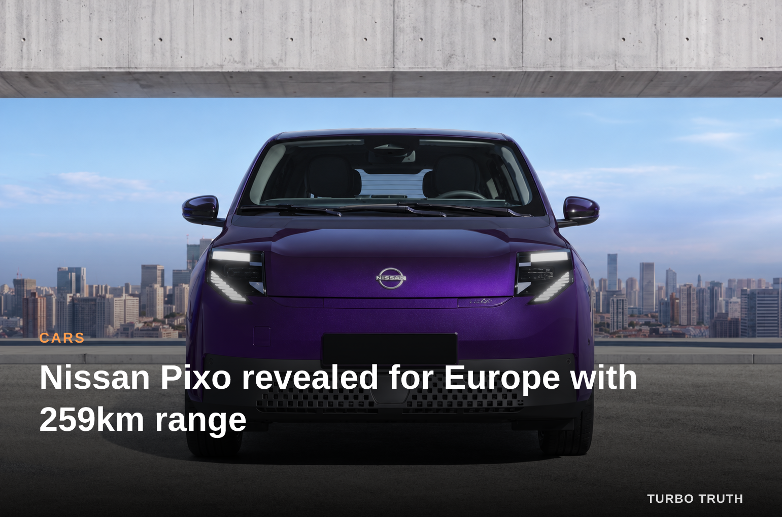 Nissan Pixo revealed for Europe with 259km range