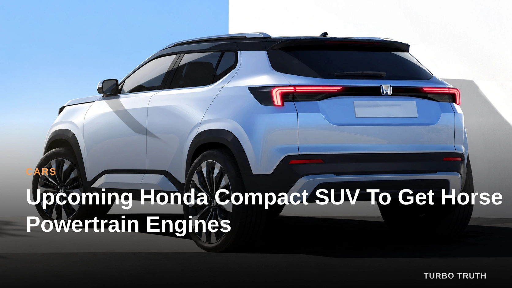 Upcoming Honda Compact SUV To Get Horse Powertrain Engines